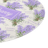 The Best Granny Lavender Personalized Glass カッティングボード (角)