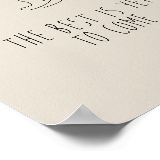 The Best is yet to come ポスター (角)