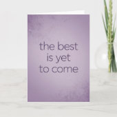 "The Best Is Yet To Come" Hope Card カード (正面)