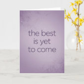 "The Best Is Yet To Come" Hope Card カード (黄色い花)