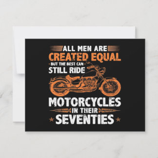 The Best Men Can Still Ride Motorcycles In Their 7 招待状