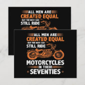 The Best Men Can Still Ride Motorcycles In Their 7 招待状 (正面/裏面)