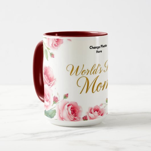 The Best Mom Ever | Cozy Heart Mug マグカップ (正面左)