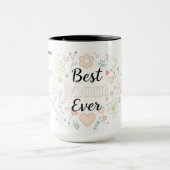 The Best Mom Ever | Luxury Ceramic Gift マグカップ (中央)