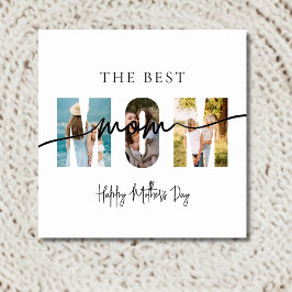 The Best Mom Photo Mother's Day Card シーズンカード