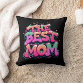 The best mom style graffiti クッション (ブランケット)
