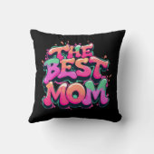 The best mom style graffiti クッション (裏面)