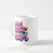 The best mom style graffiti コーヒーマグカップ (正面左)