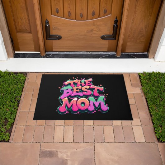 The best mom style graffiti ドアマット (室外)