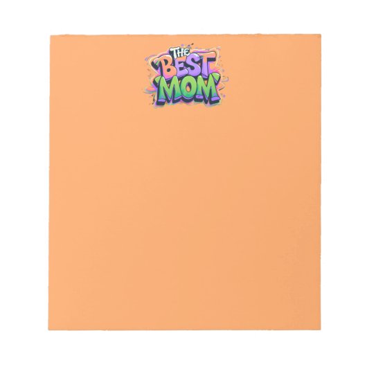 The best mom style graffiti ノートパッド (正面)
