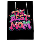 The best mom style graffiti ミディアムペーパーバッグ (裏面)
