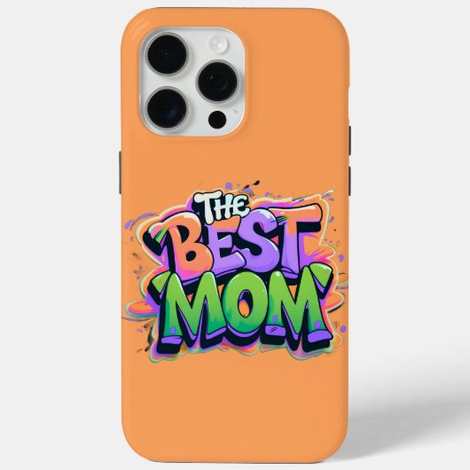 The best mom style graffiti Case-Mate iPhoneケース (裏面)