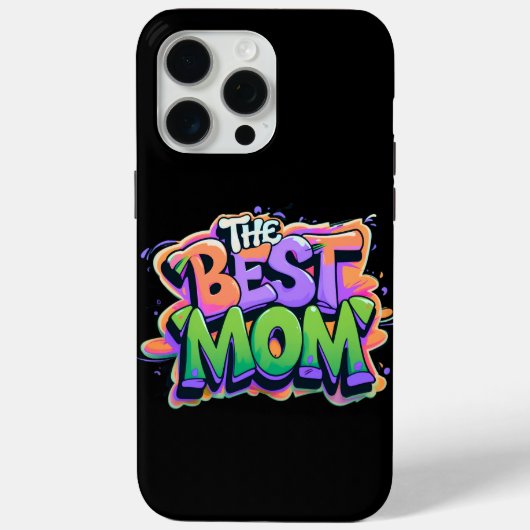 The best mom style graffiti Case-Mate iPhoneケース (裏面)