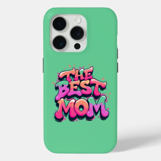 The best mom style graffiti Case-Mate iPhoneケース (裏面)