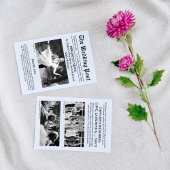 The Best Newspaper Photo Wedding Thank You Card サンキューカード