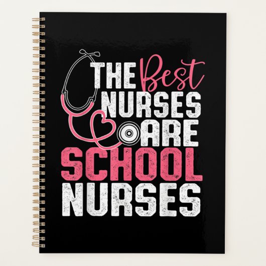 The Best Nurses Are School Nurses プランナー手帳 (正面)