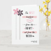 The Best Teacher カード (黄色い花)