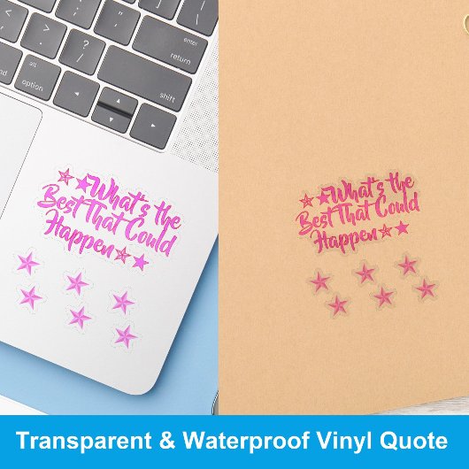 The Best That Could Happen | Positive Meme Girl シール