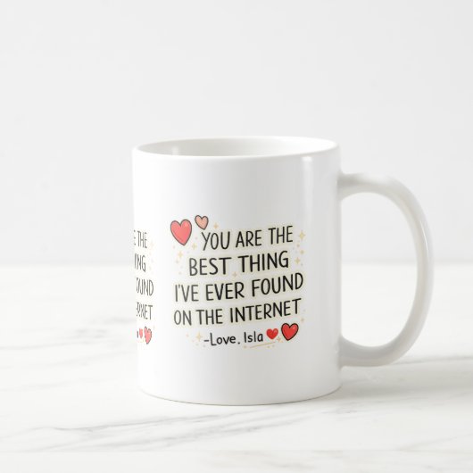 The Best Thing I’ve Ever Found On The Internet Mug コーヒーマグカップ (右)