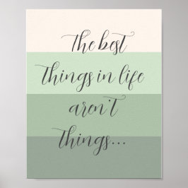The Best Things in Life Aren’t Things Poster ポスター