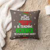 The Best Way To Spread Christmas Cheer Is Teaching クッション (ブランケット)