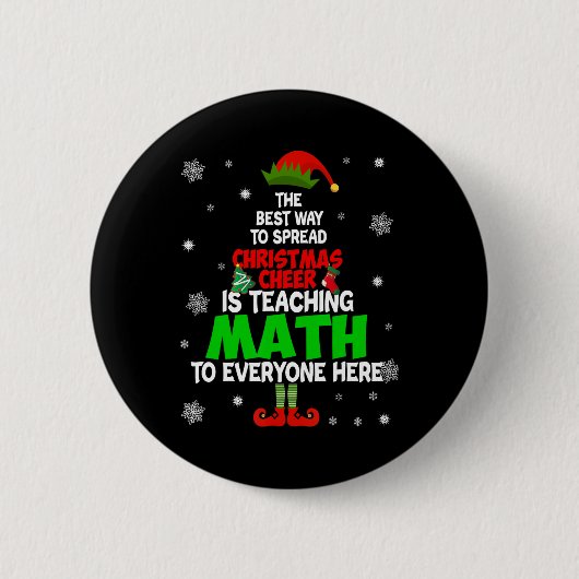 The Best Way To Spread Christmas Cheer Is Teaching 缶バッジ (正面)