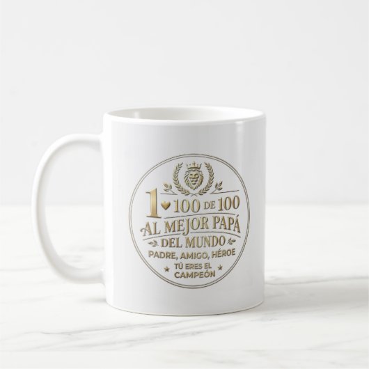 The Best World Dad / Taza de Café コーヒーマグカップ (左)