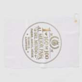The Best World Dad / Toalla de Golf ゴルフタオル (横)