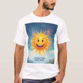 The Best Year Starts Now! Smiling Sun & Fireworks Tシャツ (正面)