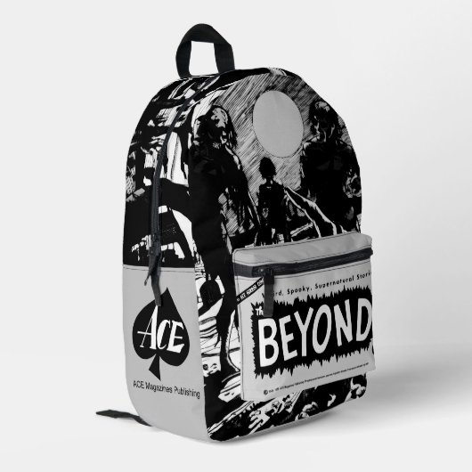 'The BEYOND' Horror Comic Backpack プリントバックパック (裏面左端)