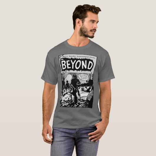 'The BEYOND' Horror Comic T-Shirt Tシャツ (正面フル)