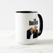 The Bibifather – Trump Bibi Rubio Cartoon Parody マグカップ (正面右)
