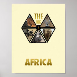 The Big 5 Africa 11インチx 8.5インチポスター ポスター
