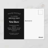 The BIG 70th Birthday Party Invitation Postcard ポストカード (裏面)