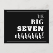 The BIG 70th Birthday Party Invitation Postcard ポストカード (正面)