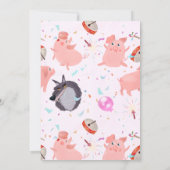 the big bad wolf and three little pigs 招待状 (裏面)