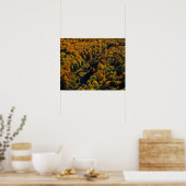 The Big Carp River in autumn at Porcupine ポスター (キッチン)