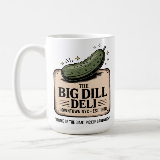 The Big Dill Deli コーヒーマグカップ (左)