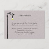 The Big Easyの結婚式の挿入物 エンクロージャーカード (正面)