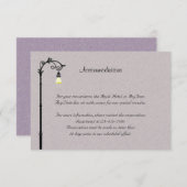 The Big Easyの結婚式の挿入物 エンクロージャーカード (正面/裏面)