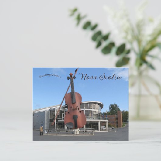 The Big Fiddle in Sydney Nova Scotia ポストカード (スタンド正面)