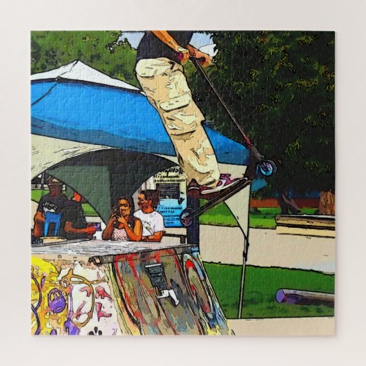 The Big Jump - Scooter Trick ジグソーパズル (縦)