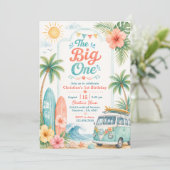 The Big One サーフビーチ1歳の誕生日 招待状 (スタンド正面)
