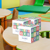 The Big One 1st Birthday Favor Box ABC Blocks フェイバーボックス