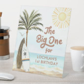 The Big One Beach First Birthday Sign 台座サイン (インサイチュ)