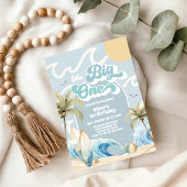 The Big One Beach Party Summer 1st Birthday 招待状