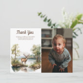 The Big One | Rustic Birthday Birthday サンキューカード (スタンド正面)