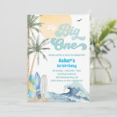 The Big One Surfing Beach Party 1st Birthday 招待状 (スタンド正面)