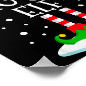 The Big Sis Elf Christmas Family Matching Xmas Sis ポスター (角)