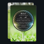 The Big Six-Oh Golf 60th Birthday Party Photo 招待状<br><div class="desc">Big Six-Oh Golf 60th Birthday Partyフォト招待状招待状E-招待状は、緑の草の上のゴルフティーにゴルフボールのフレームと60ゴルフをテーマにした誕生日パーティーの招待状を提供する。中央にパーティー情報を挿入写真をお気に入りの裏面に追加し、QRコードと共にカスタム迅速かつ簡単RSVPを提供。物理的に印刷された紙招待状として、または共有可能な印刷可能なデジタルインスタントダウンロードとして利用可能。ゴルファーやスポーツ愛好家に最適。Evco Sportsが設計。</div>